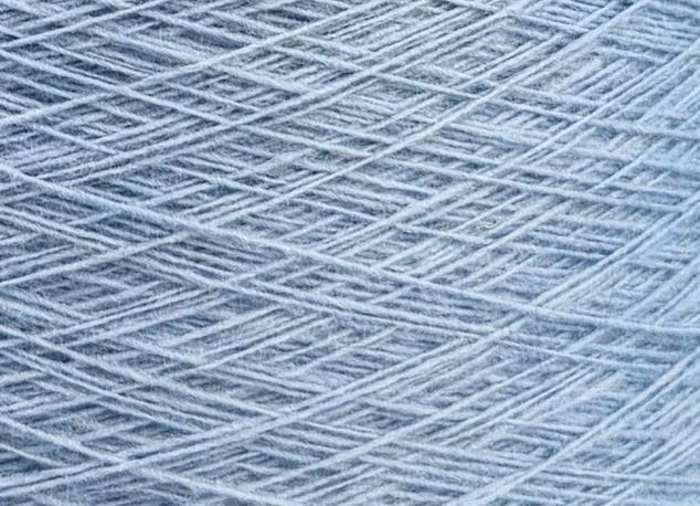 Zegna Baruffa Art. Must Baby Merino Nm 1/15 – Merino Supergeelong Garn col. Blaugrau Mélange